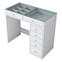 Hanah Home BJ107 - 2625 Mesa de Maquillaje Blanca